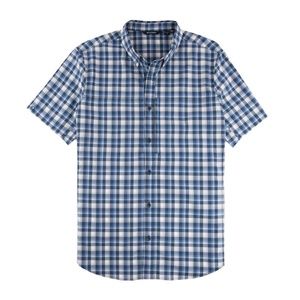 Rockwell Short Sleeve Button Down Shirt - Navy Plaid